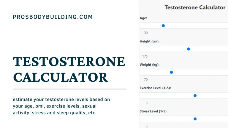 Testosterone Calculator