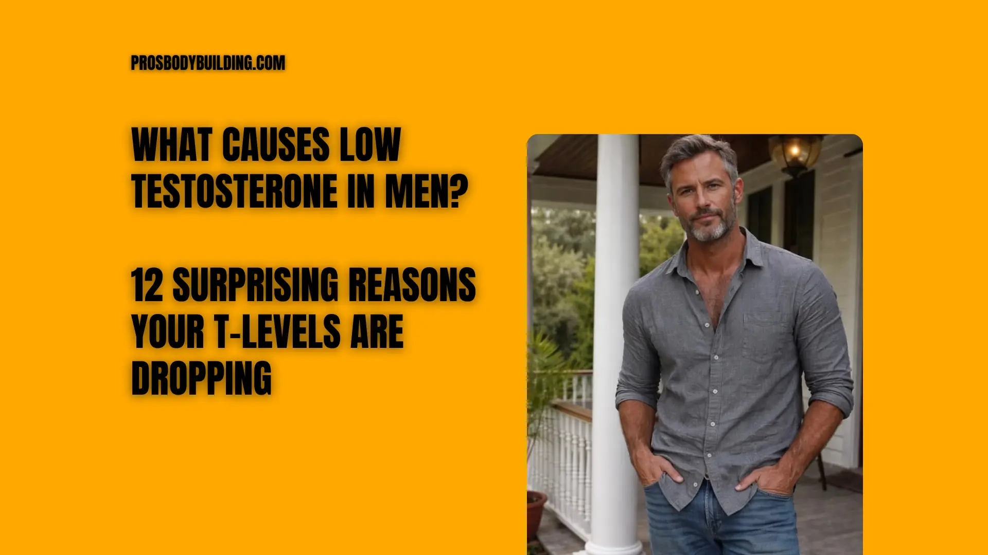 causes of low testosterone