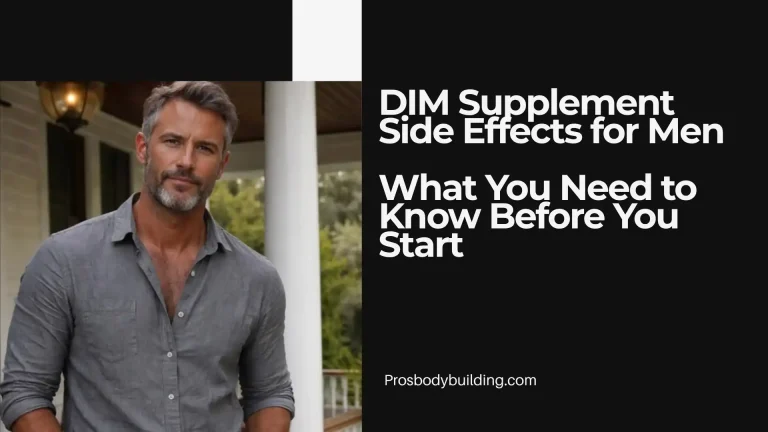 DIM supplement side effects for men