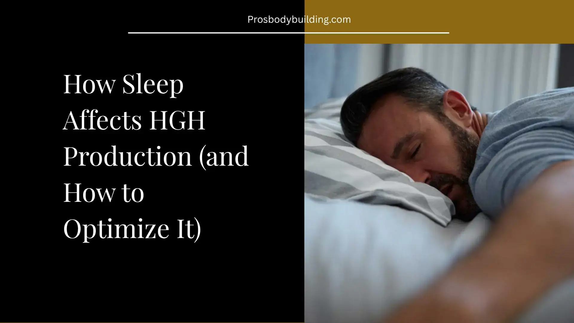 How Sleep Affects HGH Production