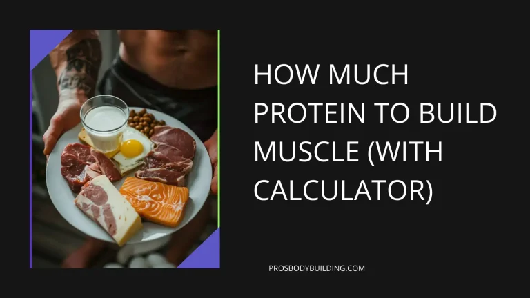 how much protein to build muscle