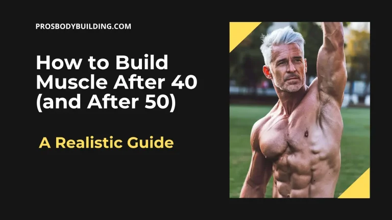 how to build muscle after 40