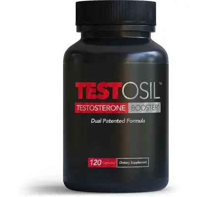 Testosil natural testosterone booster bottle